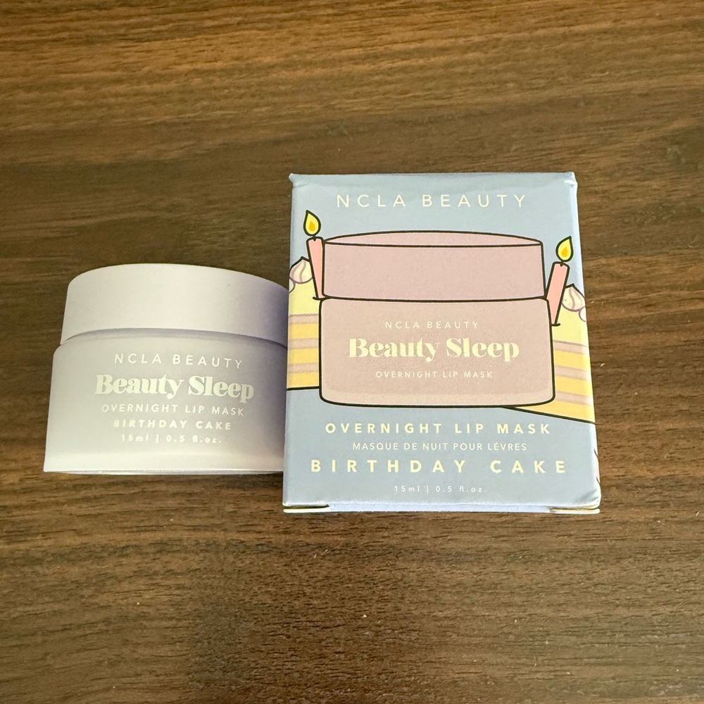 NCLA Beauty Beauty Sleep Overnight Lip Mask in Birthday Cake - NIB/Sealed - Picture 3 of 4